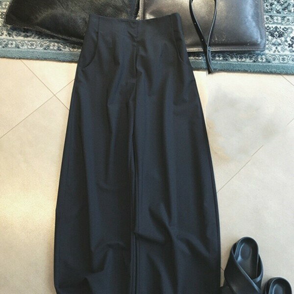 ワイドパンツ 無地 ゆったり 快適 レディース ファッション