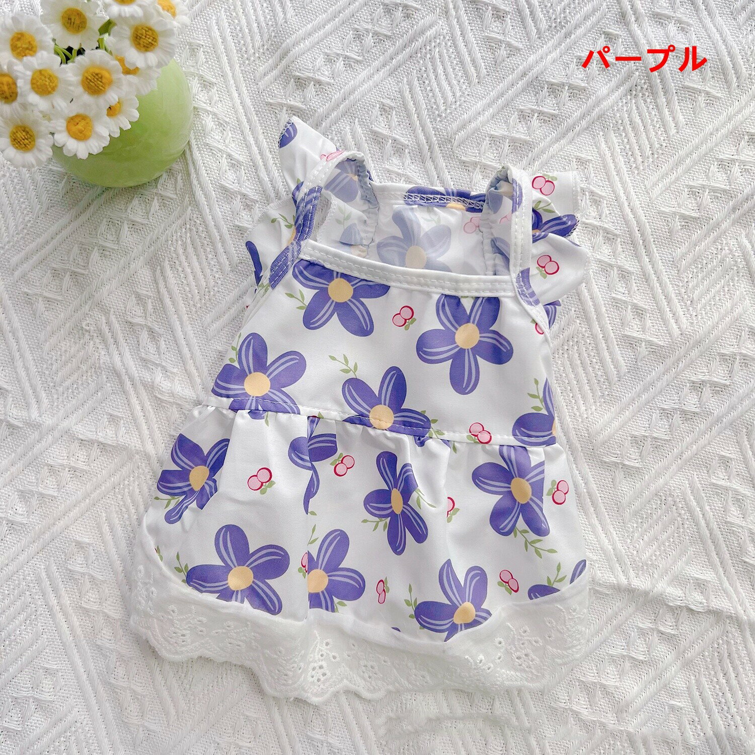 服 犬猫用 花柄 ワンピース 春夏 可愛い ペット用品