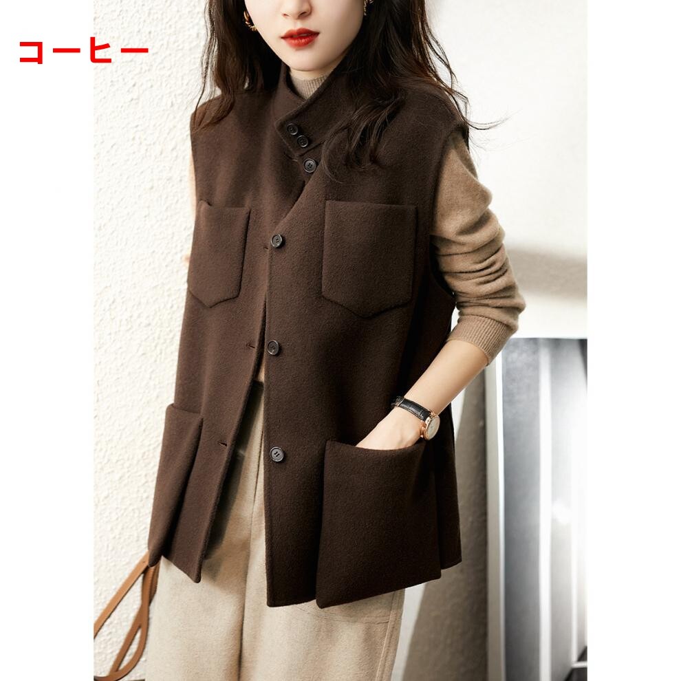 樂天商城 - ベスト ゆったり 無地 快適 レディース ファッション