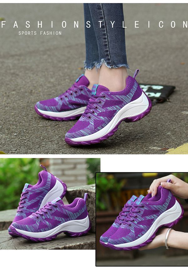 レディース　シューズ　ハイキング　アウトドア　スポーツ　フィットネス　通気性　厚底 bbq077