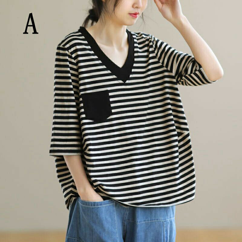 樂天商城 - NEW レディース ゆったり 半袖 Tシャツ bbq276