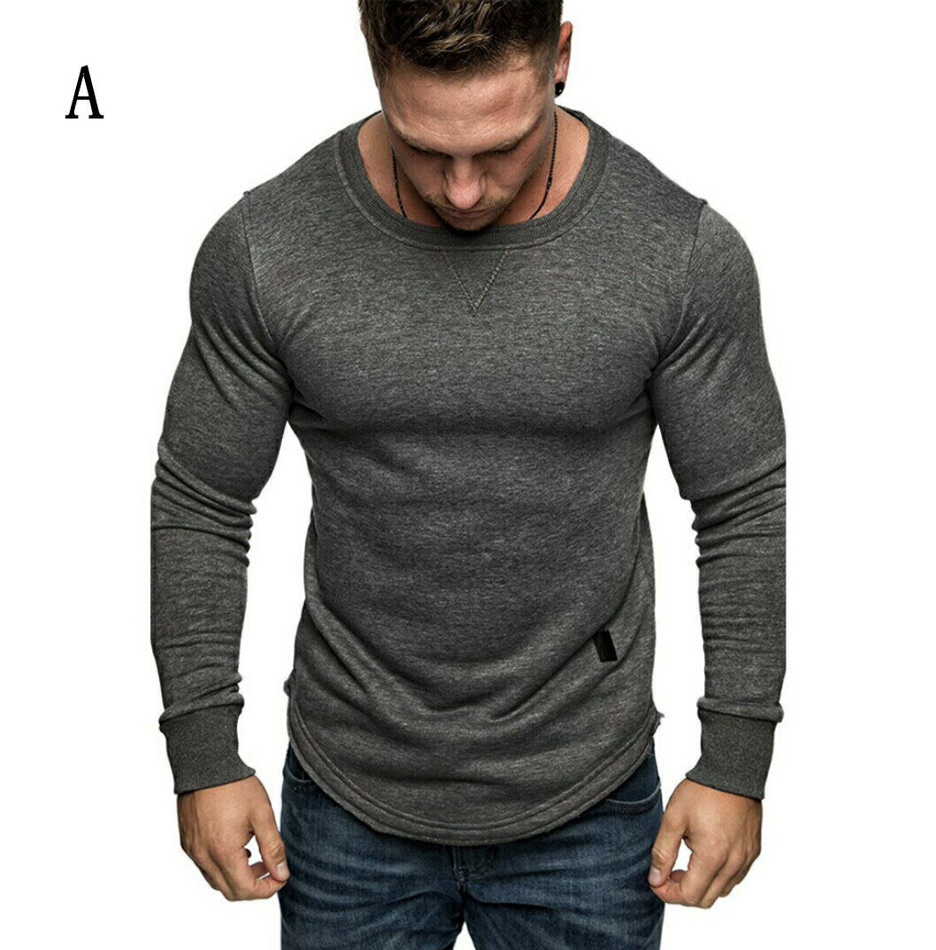 樂天商城 - NEW メンズ 丸ネック 長袖 Tシャツ bbq523