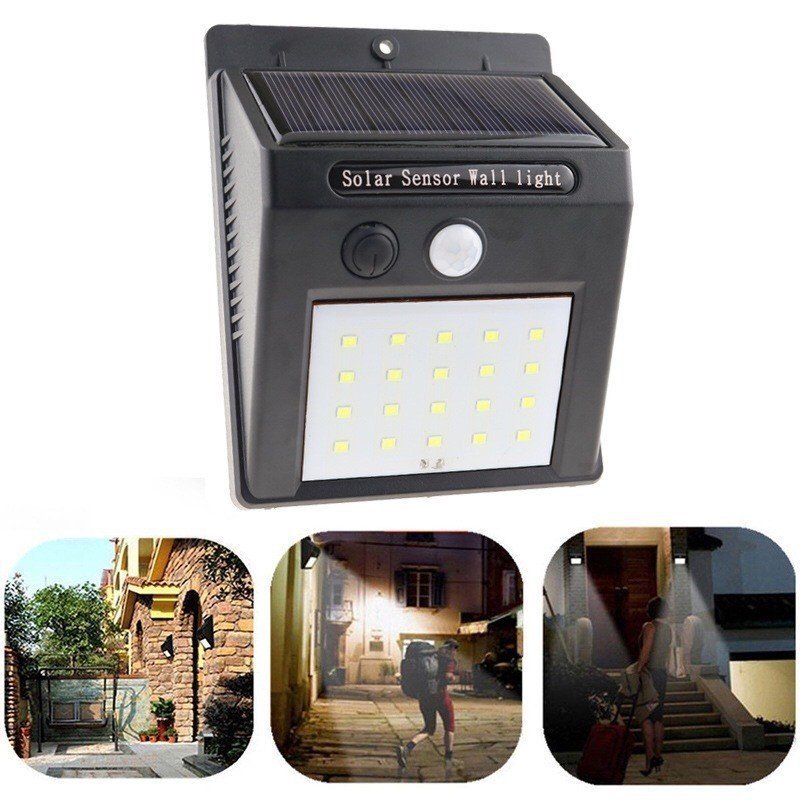 NEW ソーラー充電式 LED投光器 ソーラーパネル 夜間自動点灯 昼間自動消灯 太陽光発電 防水 節電 防災 ..