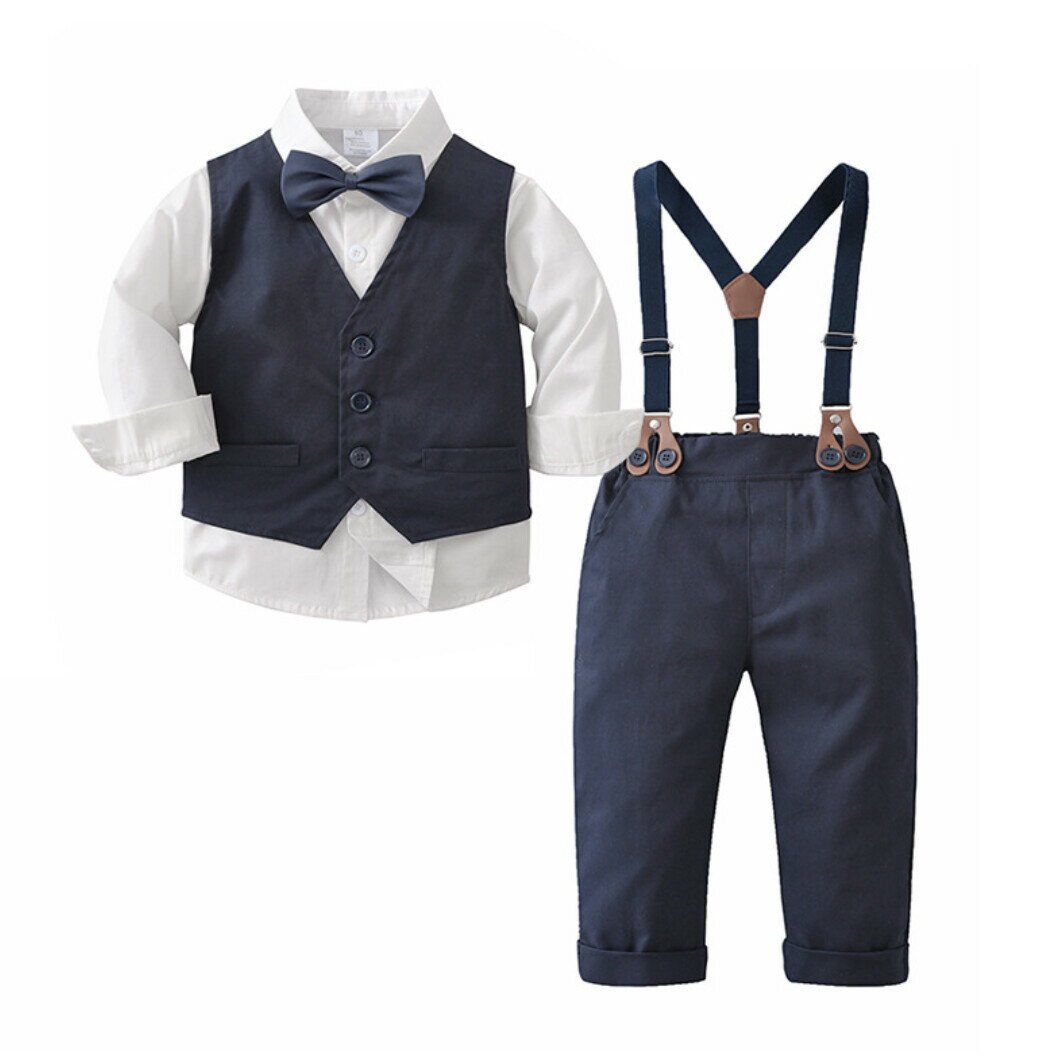 樂天商城 - NEW 春秋 新モデル 英倫の3点セットの子供のスーツbbq569