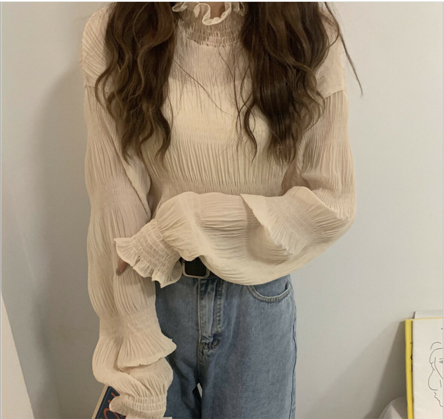 樂天商城 - NEW レディース 無地 長袖 シャツ bbq665