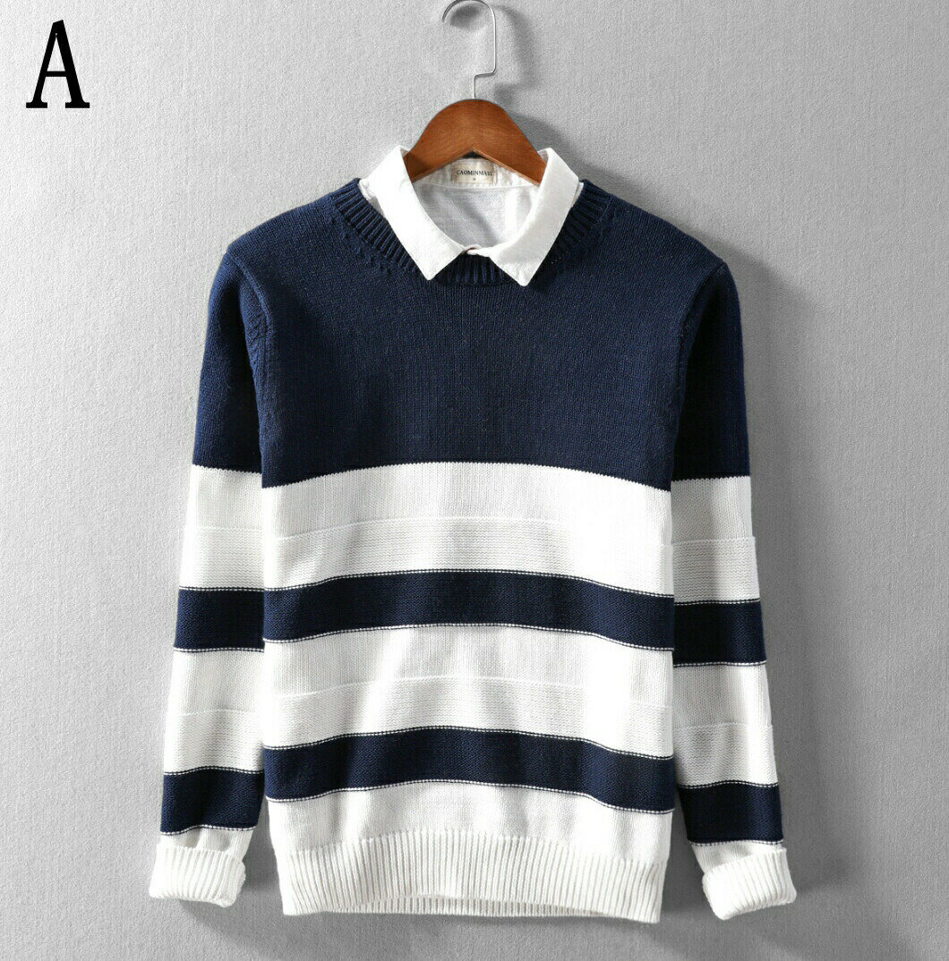 樂天商城 - NEW メンズ 秋冬 カジュアル ニット セーター bbq739