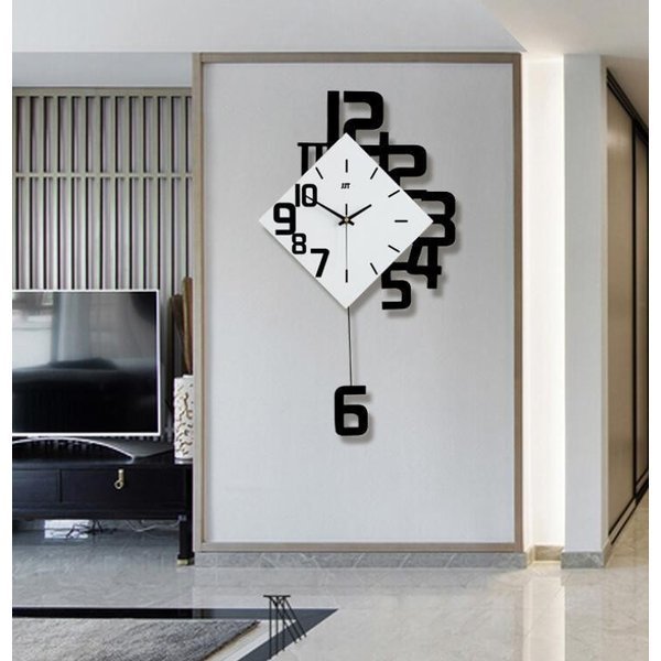 壁掛け時計 掛け時計 置時計 ウォールクロック 振り子 飾り物(3)