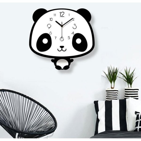 高品質 動物 和風 無垢材 居間 時計 ミュージック 整数 時間 壁掛け時計 シンプル 子供部屋 クォーツ時計 [2]