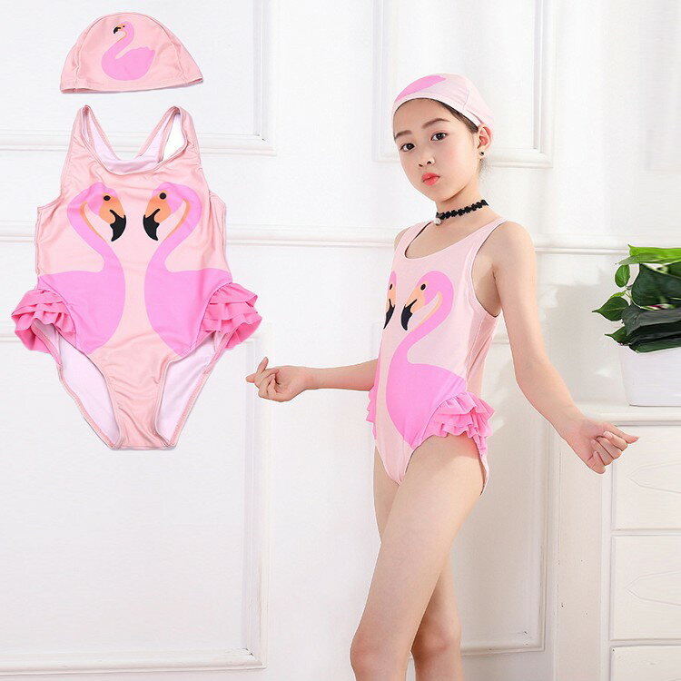 樂天商城 - 水着 キッズ 子供 女の子 オールインワン フリル水着 ガールズ水着 ジュニア水着 かわいい水着 学校用 幼稚園 保育園 スイムウエア 夏 ビーチ プール 海水浴 70 80 90 100 110 120 130 140