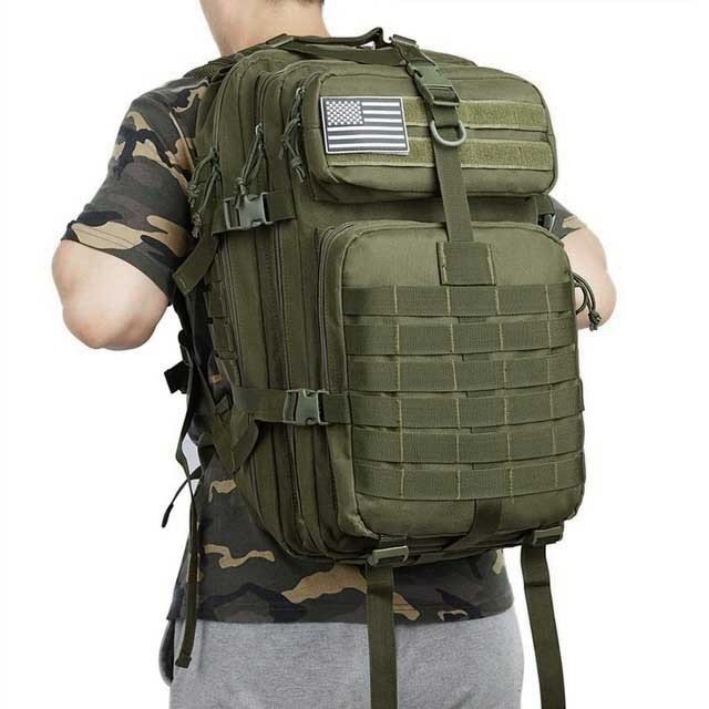 樂天商城 - 【50L大容量】タクティカル バックパック メンズ リュックサック ミリタリー 防水 アウトドア 多機能 MOLLEシステム 耐久性 通気性 旅行 登山 キャンプ サバゲー ミリタリーリュック 大型 3way 通学 防災バッグ 収納力抜群