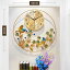 中華風掛け時計　リビングルーム　簡素　クリエイティブ 壁飾り時計　静音　家庭用　飾りクォーツ時計