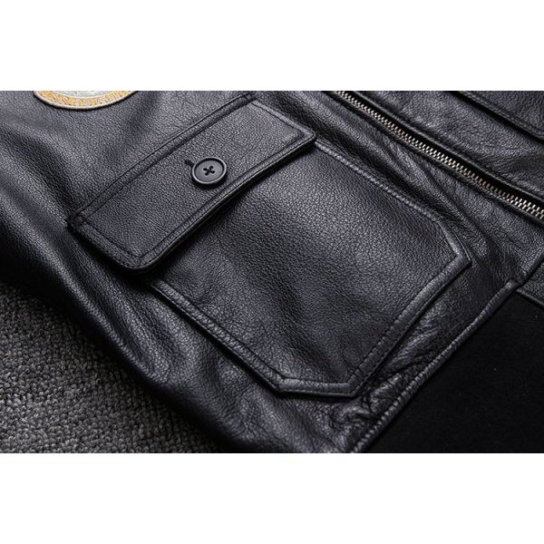 G1フライトジャケット刺繍ワッペン ブルゾン MA-1革ジャン G-1ジャケット ライダースジャケット