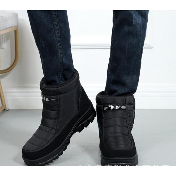 メンズ　スノーブーツ 冬用 ショットブーツ 作業靴　防水　防寒　快適　防滑　お父さんに