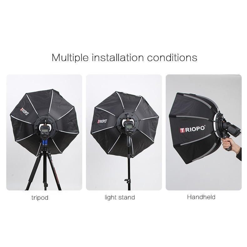 START��Godox TRIOPO 65cm �̿������������������꡼���եȥܥå��� 8�ѷ��� �ϥ�ɥ��դ� ������������ ���ʻ���