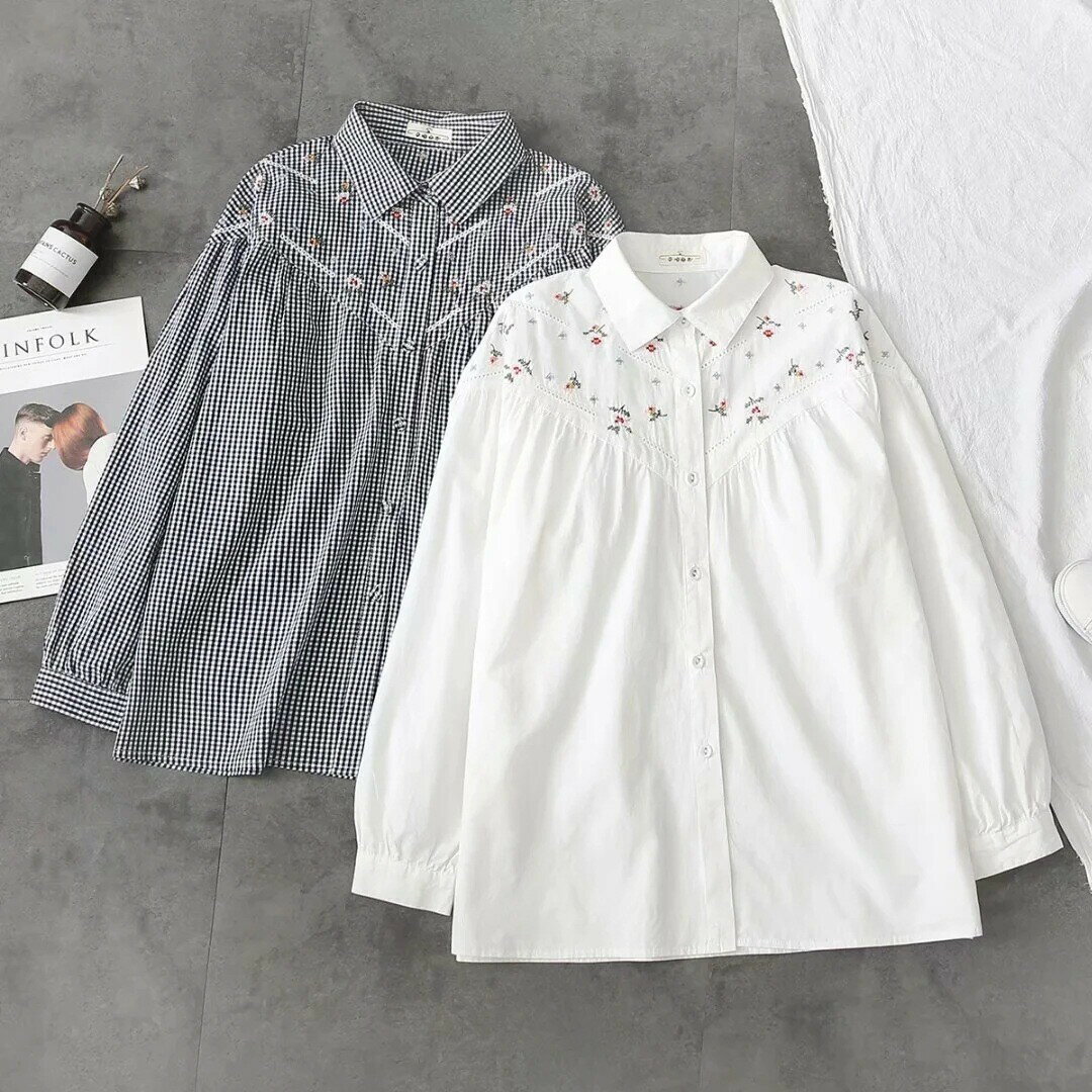 樂天商城 - シャツ　長袖シャツ 女性　トップス