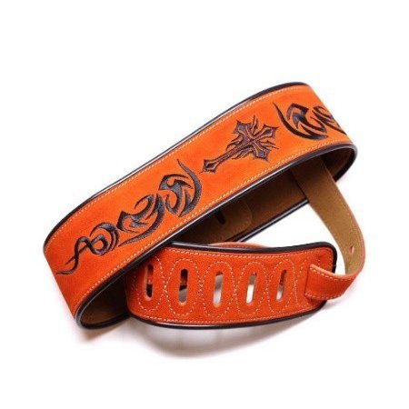 樂天商城 - 高品質 ギターストラップ マット 革 ソフト 調節可能 アコースティック エレキ ギターベルト アクセサリー