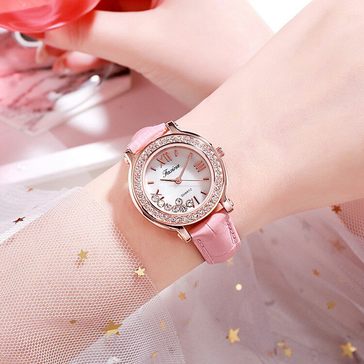 樂天商城 - 【送料無料】レディースウォッチ 大ヒット中 腕時計 レディース 防水 ウォッチ おしゃれ かわいい シンプル 人気 カジュアル 10代 20代 30代 40代 上品 プレゼント 4色 革ベルト