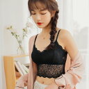 【メール便送料無料】カップ付き ノンワイヤー Tシャツブラ ヨガブラ スポブラ 見せブラ ナイトブラ 背中見せ 総レース セクシー ブラジャー 無地 ブラトップ ヨガウェア キャミソール へそ出し トップス インナー ダンス衣装 黒 白 レディース ジュニア 谷間 ボリューム