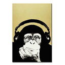 アンディ ウォーホル 大 ポスター 90x60cm 海外 グッズ アート フォト 写真 絵 オシャレ 画家 Andy Warhol music monkey