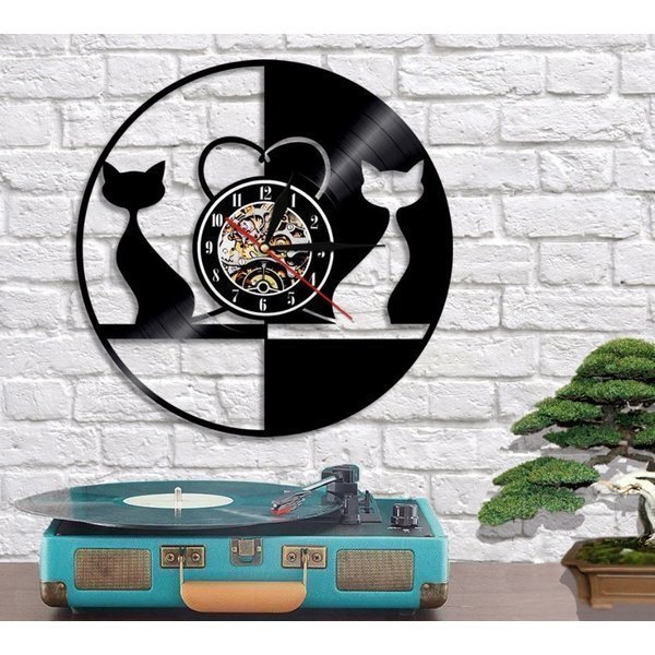 材質: 高品質ビニール LP 、環境にやさしいと非毒性 サイズ: 通常 12 インチ直径 バッテリータイプ: 1 1.5 V カーボン亜鉛単三電池 (別売) 時計ムーブメント: クォーツ、ノイズレス運動 時計の文字盤はステッカー