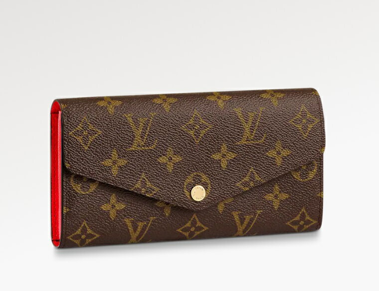 【新品・未使用】【ルイヴィトン モノグラム/コクリコ ポルトフォイユ・サラ】 LOUIS VUITTON 財布 M62236【Luxury Brand Selection】