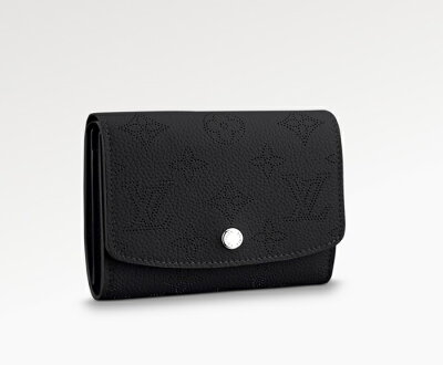【ルイヴィトン マヒナ・レザー ポルトフォイユ・イリス コンパクト / ノワール 】 LOUIS VUITTON 財布 M62540【Luxury Brand Selection】