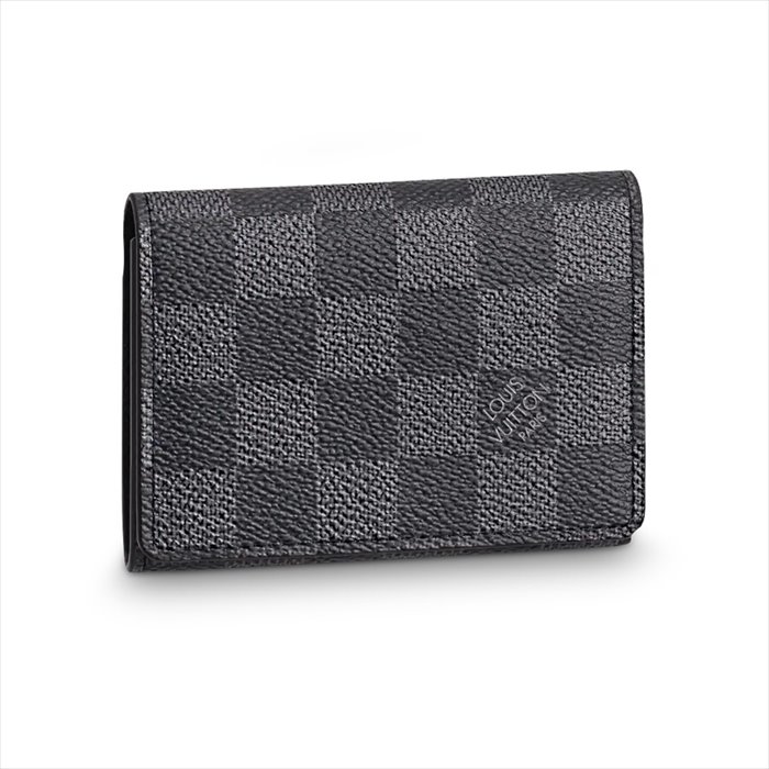 ルイヴィトン 名刺入れ 【ルイヴィトン ダミエ・グラフィット アンヴェロップ・カルト ドゥ ヴィジット 】 LOUIS VUITTON 名刺入れ N63338【Luxury Brand Selection】