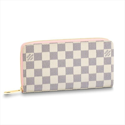【新品・未使用】【ルイヴィトン ダミエ・アズール / ローズ・バレリーヌ ジッピー・ウォレット】 LOUIS VUITTON 財布 N63503【Luxury Brand Selection】