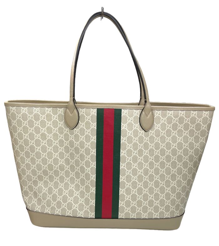 【中古】 【Gucci グッチ】 オフディア ラージトートバッグ　726775　GGスプリーム キャンバス【Luxury Brand Selection】