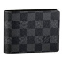 【ルイヴィトン　ダミエ・グラフィット　ポルトフォイユ・ミュルティプル】　LOUIS VUITTON　二つ折りXカード財布 　N62663【Luxury Brand Selection】