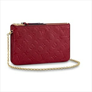 LOUIS VUITTON ルイヴィトンポシェット・ドゥーブル ジップ モノグラム・アンプラント / チェリーベリー M68574 ショルダーバッグ【Luxury Brand Selection】