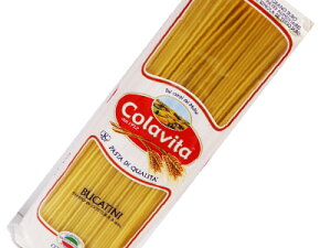 コラヴィータ パスタ ブカティーニ 500g イタリア産 ロングパスタ 太い パスタ 南イタリア