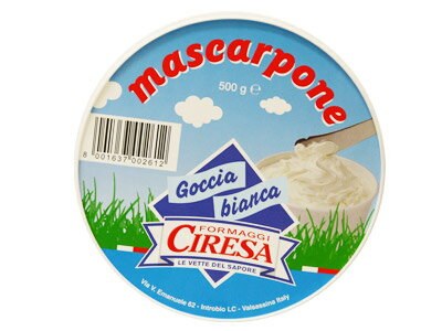 Ciresa社 チーズ マスカルポーネ イタリア産 フレッシュチーズ 500g