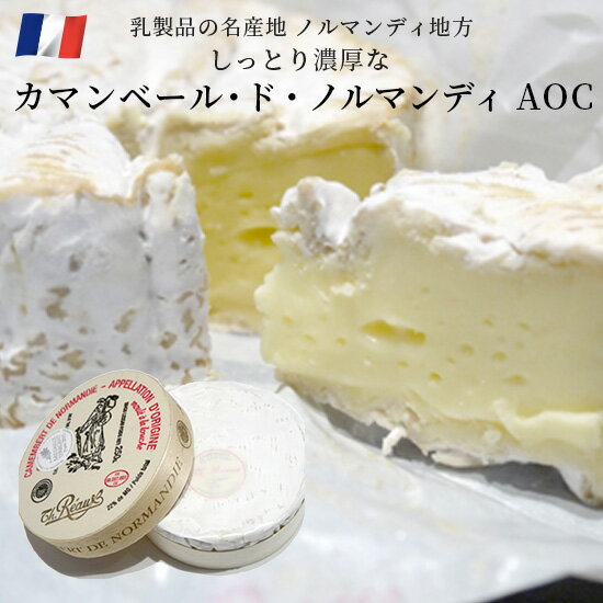 カマンベール・ド・ノルマンディ 白カビチーズ AOP フランス産 250g