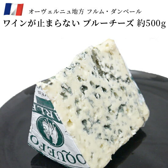 カルル ブルーチーズ ロックフォール AOP フランス産 チーズ 約500g 【100g当たり1452円(税込)で再計算】 おつまみ お取り寄せグルメ お取り寄せ パーティ 晩酌 家飲み 宅飲み おもてなし お酒 ワイン