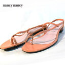 サンダル レディース 歩きやすい フラット 本革 トングサンダル イタリア製 NANCYNANCY インポート 痛くない ナンシーナンシー