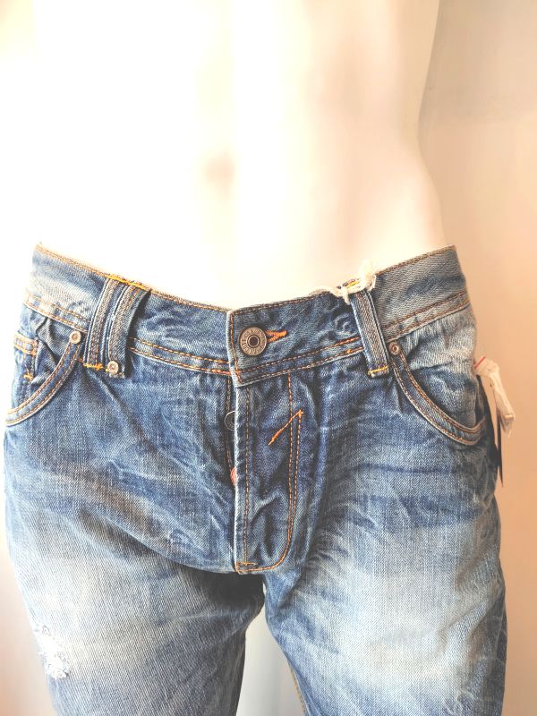 アルコット ALCOTT インポート スキニーデニム ジーンズ ジーパン (ブルーネイビー)