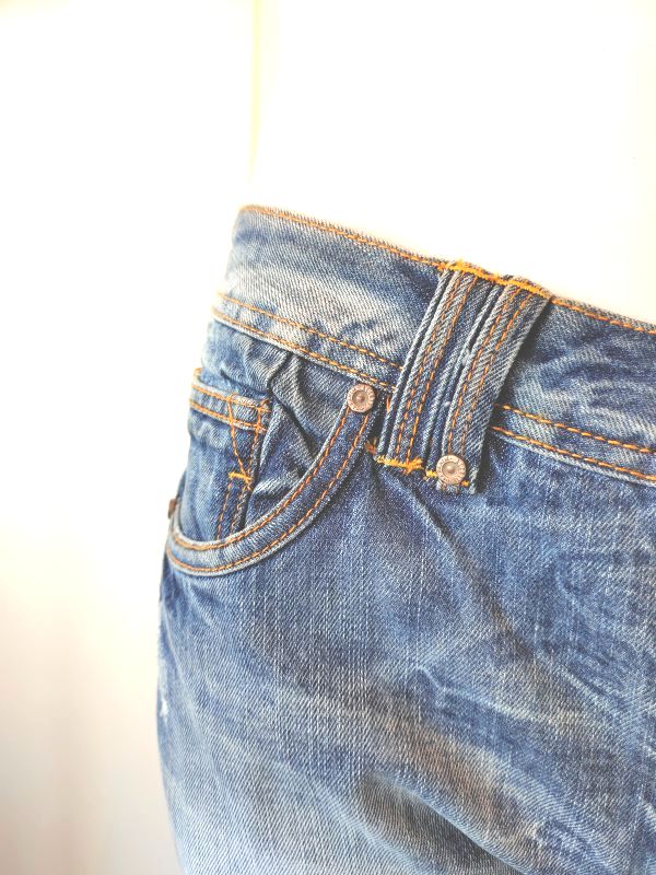 アルコット ALCOTT インポート スキニーデニム ジーンズ ジーパン (ブルーネイビー)