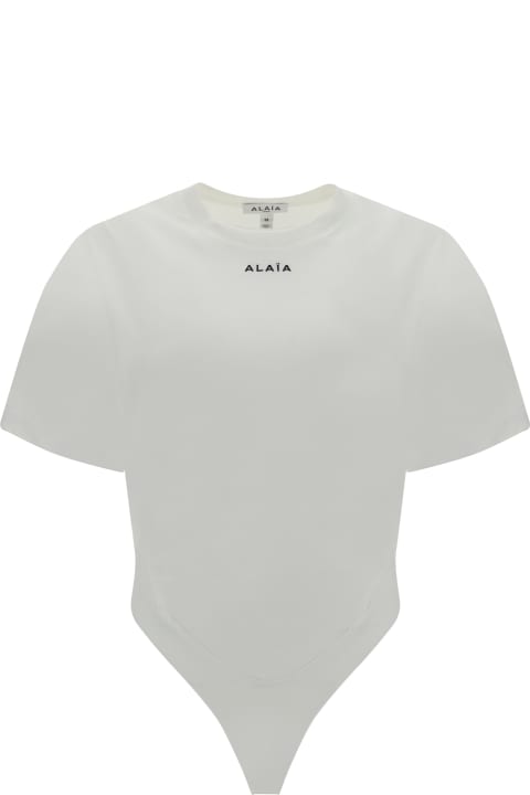 Alaia ボディスーツ フルイド T シャツ ボディスーツ