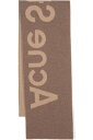 Acne Studios スカーフ ロゴ ジャカード フレイドエッジ スカーフ