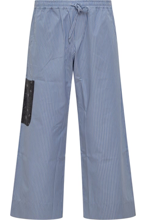 Pierre-Louis Mascia ボトムス コットン&シルクパンツ