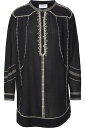 Marant Etoile ブラウス プラデル ブラック コットン ドレス(4)