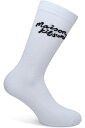 Maison Kitsune 靴下 ホワイト コットン ブレンド ソックス