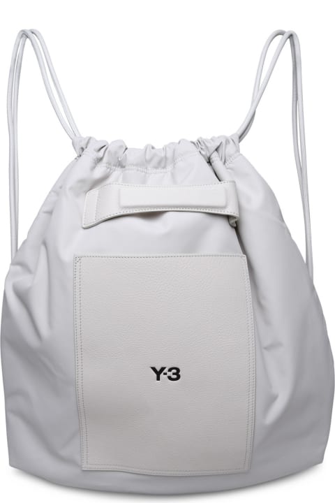 Y-3 バックパック アイボリーナイロンバッグ 1