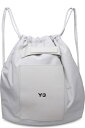 Y-3 バックパック アイボリーナイロンバッグ(4)