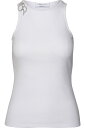 Blumarine タンクトップ ホワイト コットン タンク トップ(4)