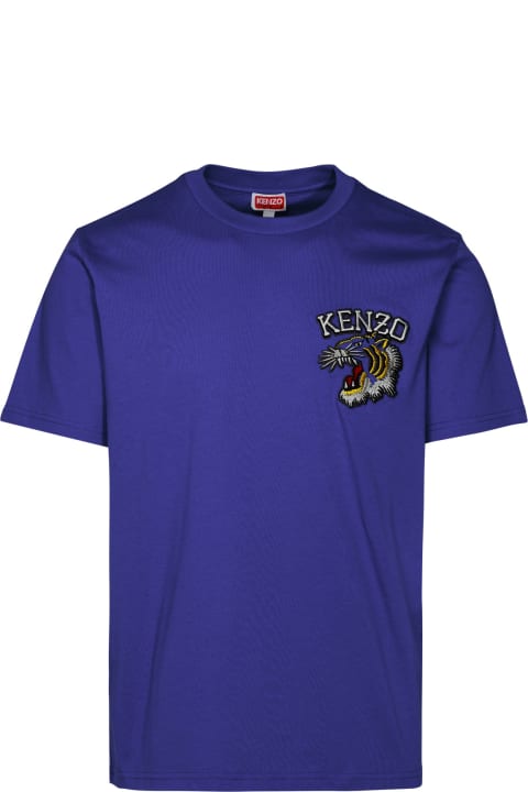 Kenzo シャツ 「tiger Varsity」 ブルー 