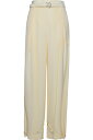 Jil Sander ボトムス クリームシルクブレンドトラウザーズ
