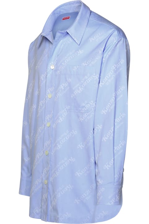 Kenzo シャツ kenzo By Verdy ライトブルー コットン シャツ
