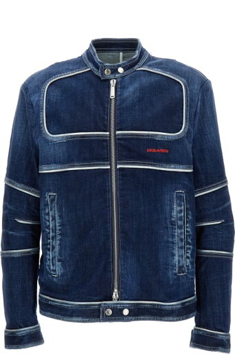 Dsquared2 ジャケット デニムバイカージャケット Dsquared2 ジャケット デニムバイカージャケット